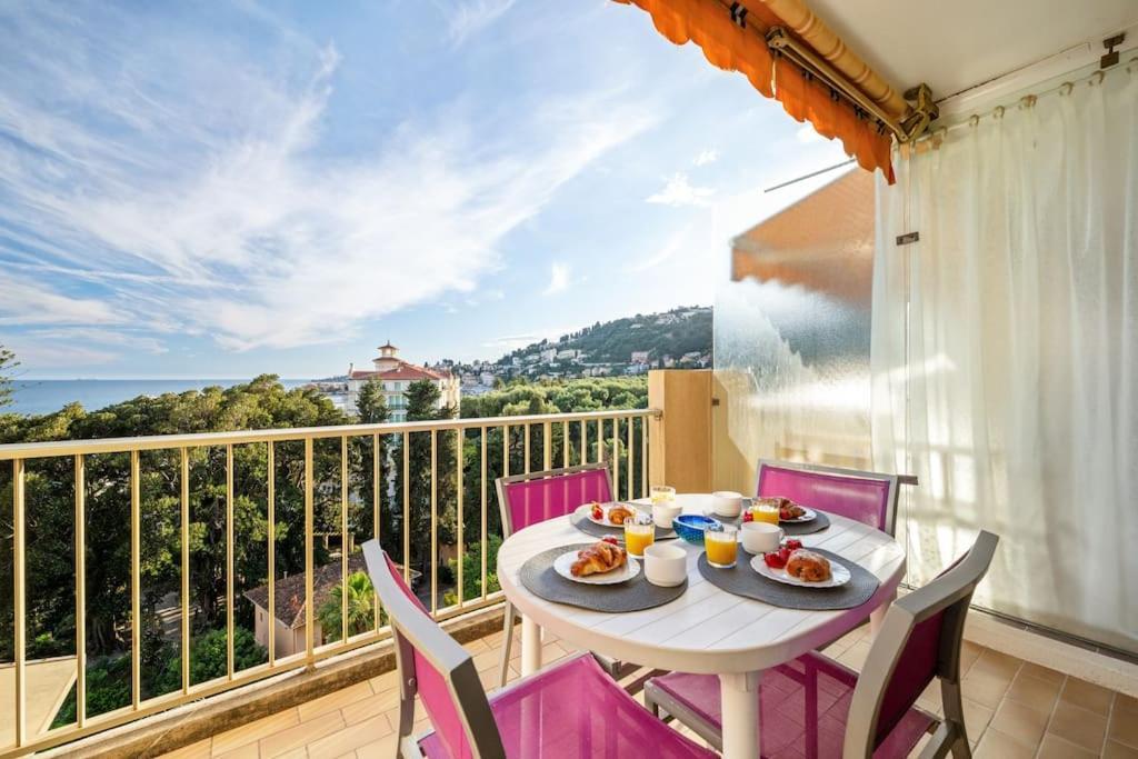 Le Fontana Rosa - Vue Mer - Terrasse - Parking Inclus Menton Eksteriør bilde
